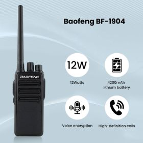 Baofeng BF-1904 UHF Single Band Walkie Talkie Long Range,Two-way Radio Portable Handheld Ham Radio 10W 4200mAh Perfect for Daily Use